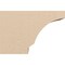 Ekena Millwork 4in. W x 8in. H x 12in. L Moab Woodgrain TimberThane Rafter Tail, Primed Tan RFTUR04X08X12MOARCPR - alternate 3